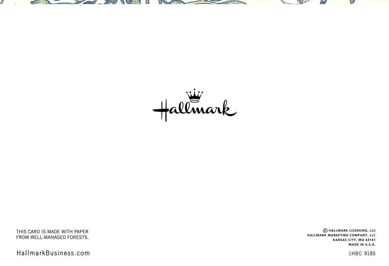 Soft Botanicals Thank You Card