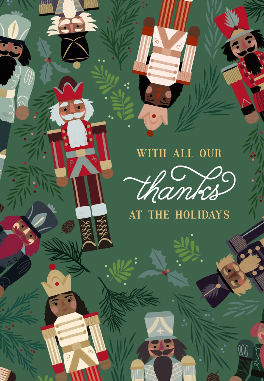 Nutcrackers Holiday Appreciation Card