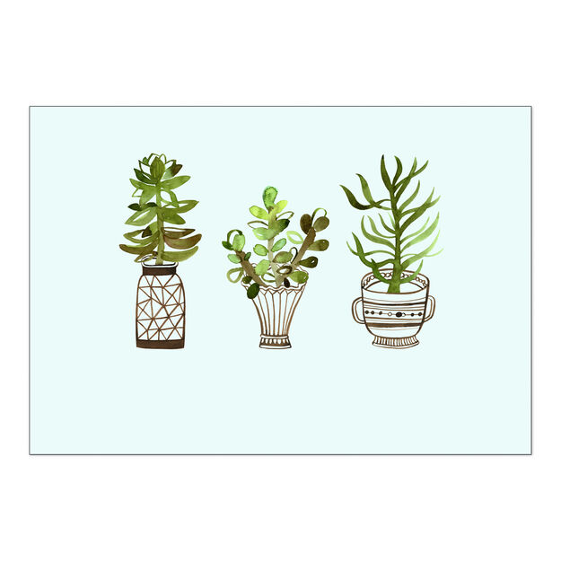 Plants in Pots Just Because Card