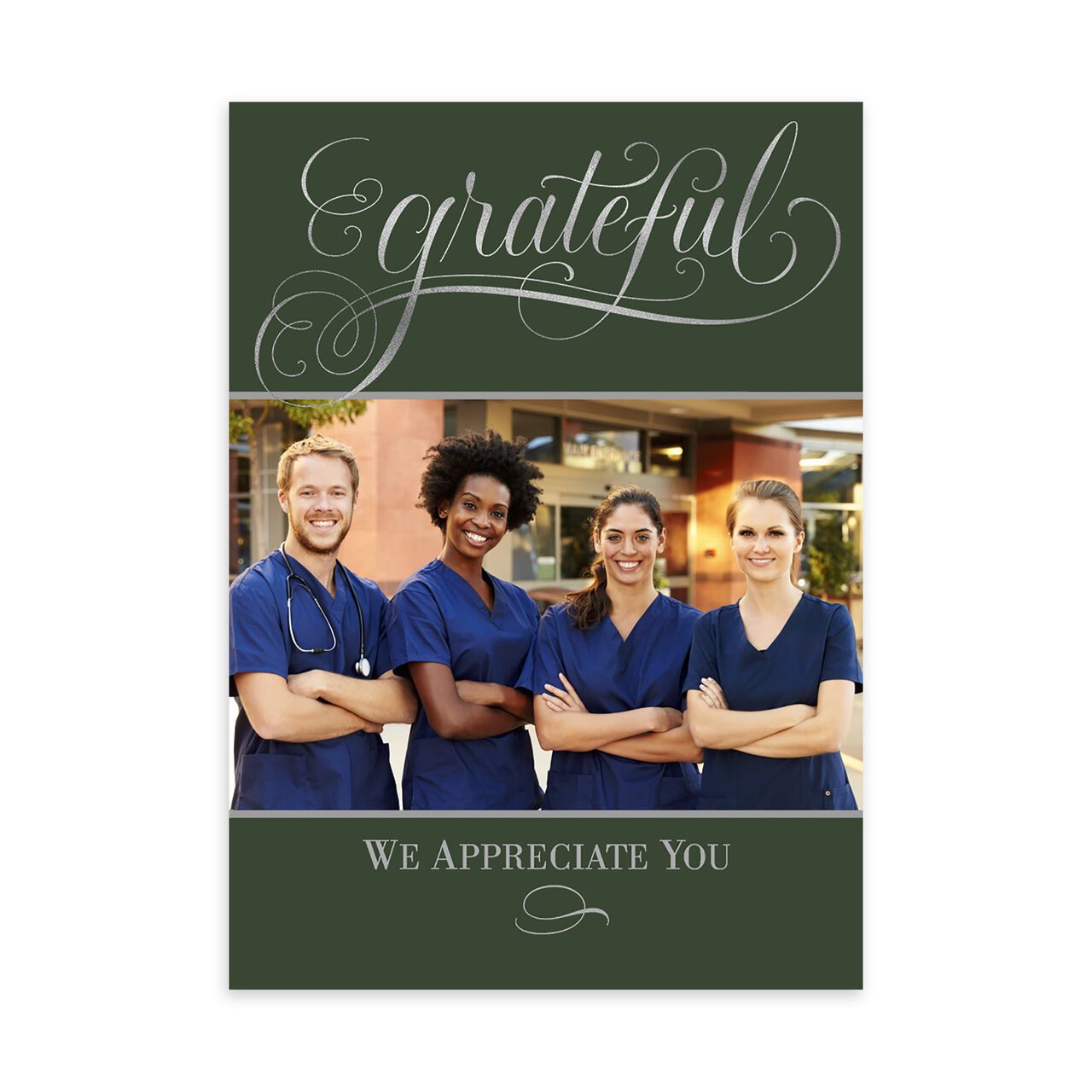 Grateful Elegance Thanksgiving Photo Card image number 0