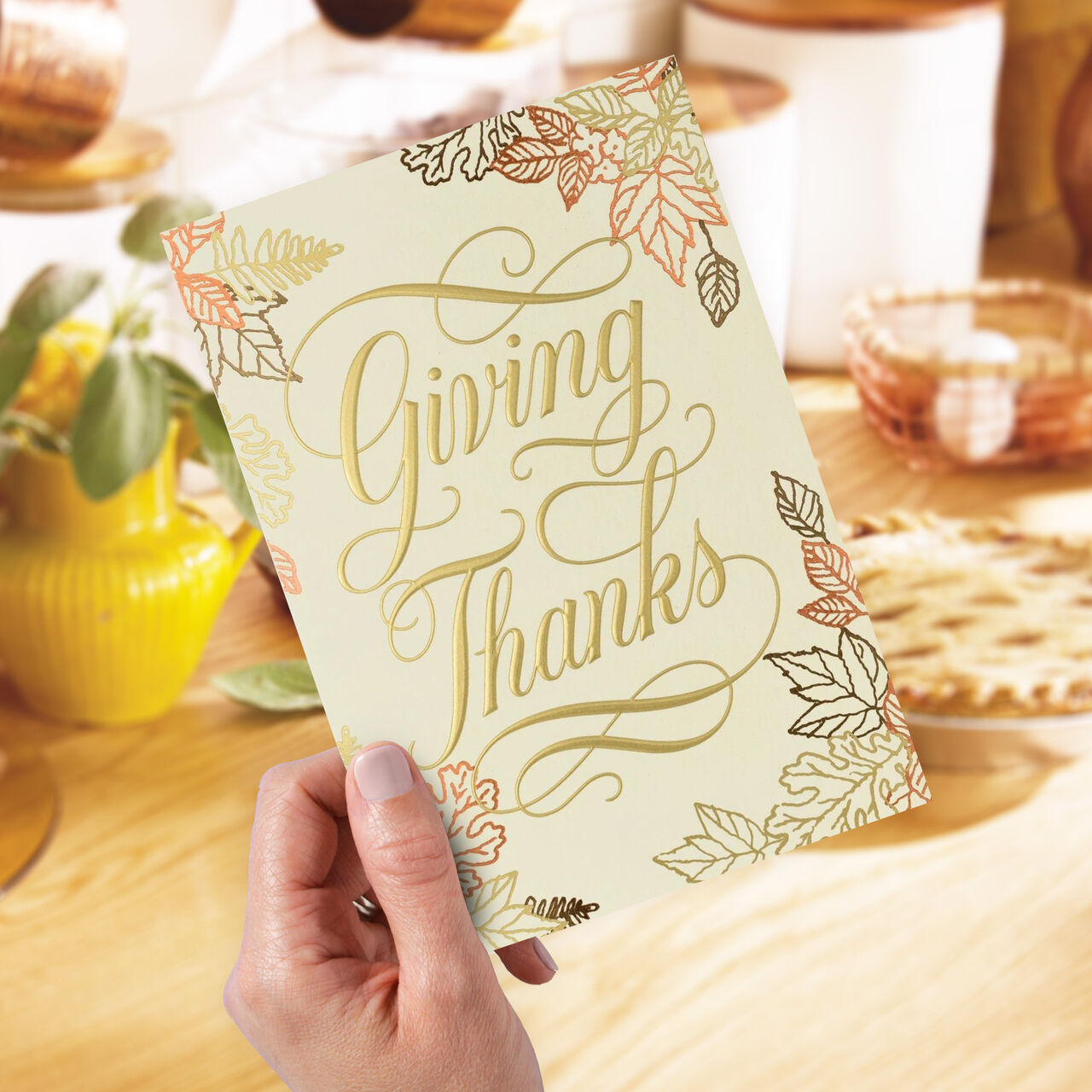 Giving Thanks Premium Thanksgiving Cards image number 1