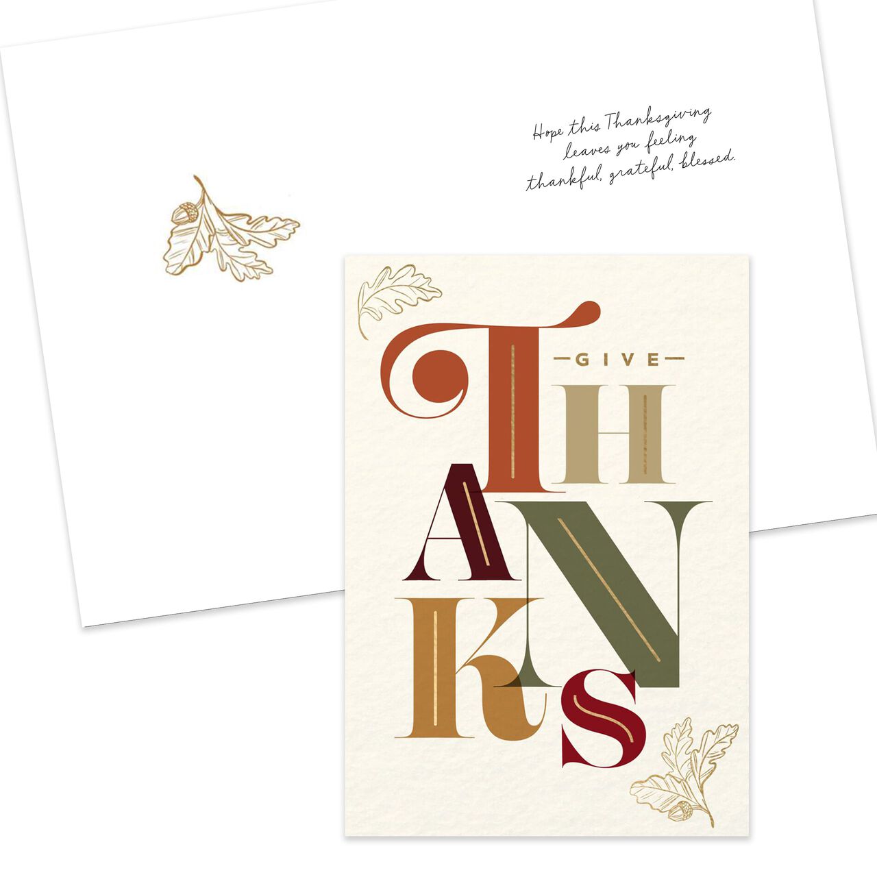 Grateful for You Assorted Thanksgiving Cards 25 Pack image number 4