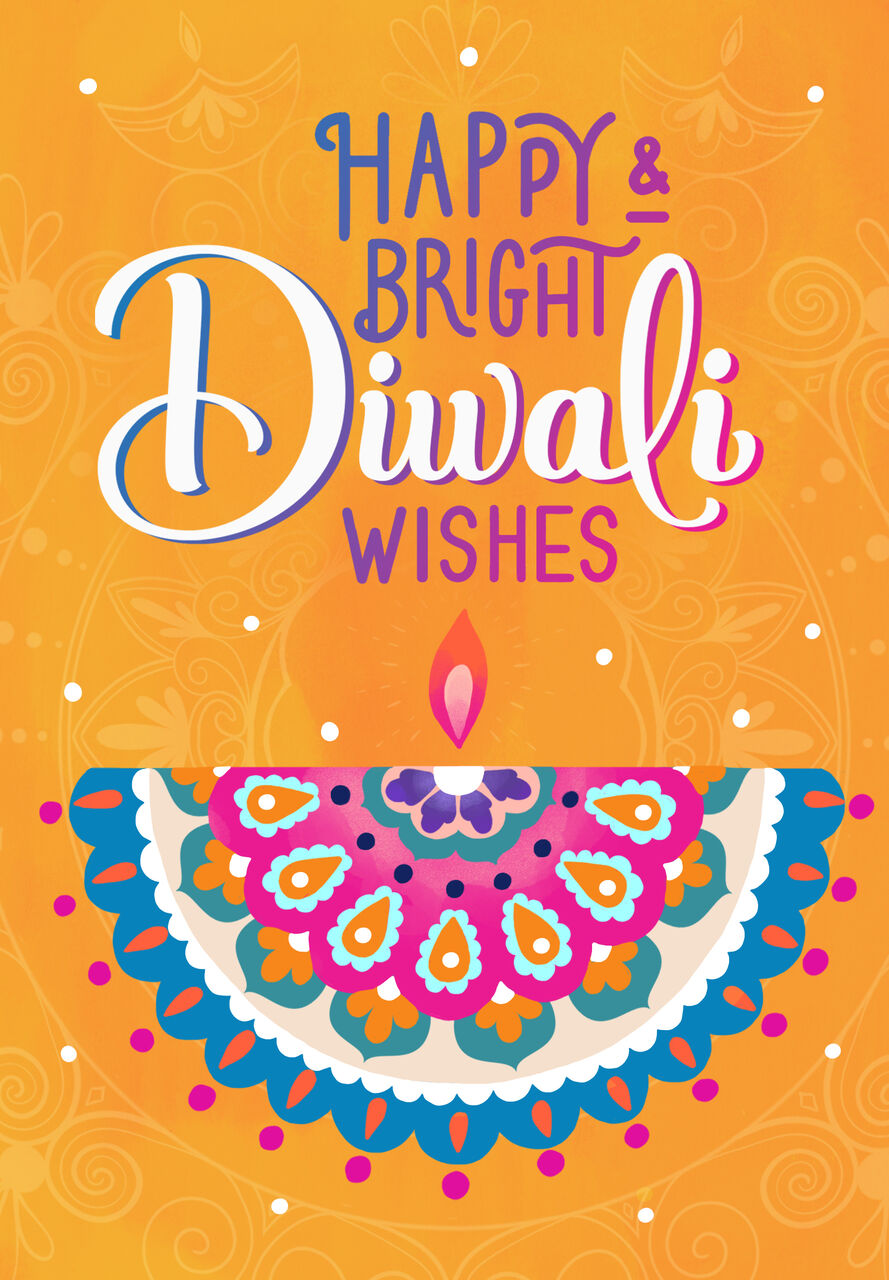 Happy & Bright Diwali Card