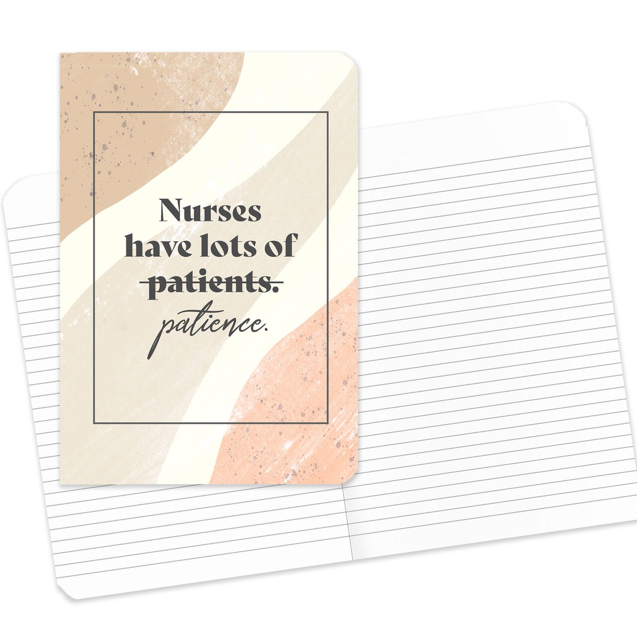 Nurses Have Lots of Patience Appreciation Gift Notebook 5 Pack image number 3