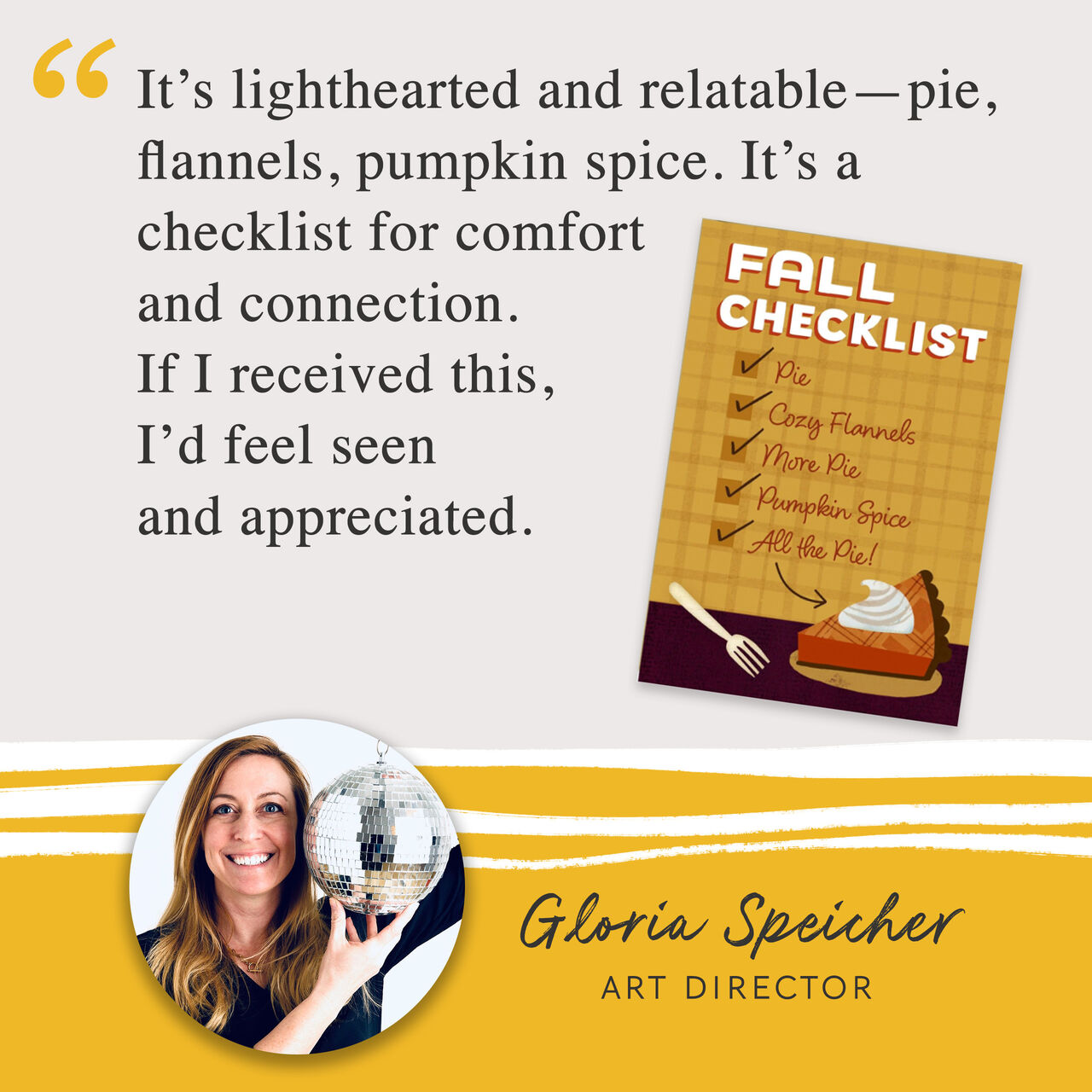 Fall Checklist Pumpkin Pie Thanksgiving Card image number 2