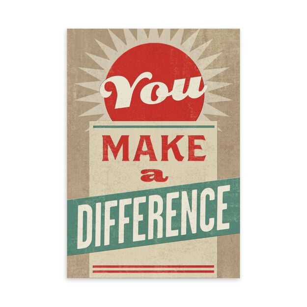 You Make a Difference Employee Appreciation Card