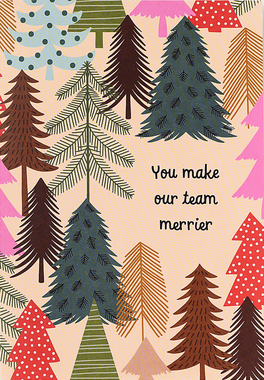 Make It Merrier Holiday Employee Appreciation Card