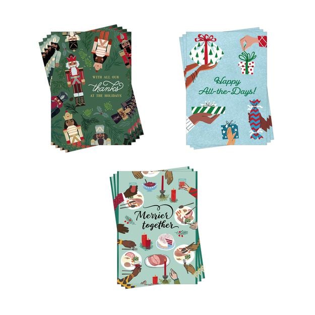 Multicultural Holiday Assorted Happy Holidays Cards 10 Pack