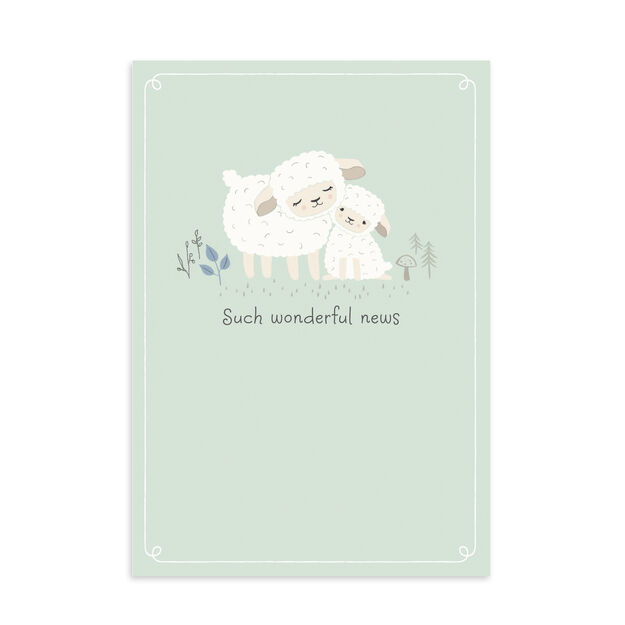 Wonderful News Baby Card