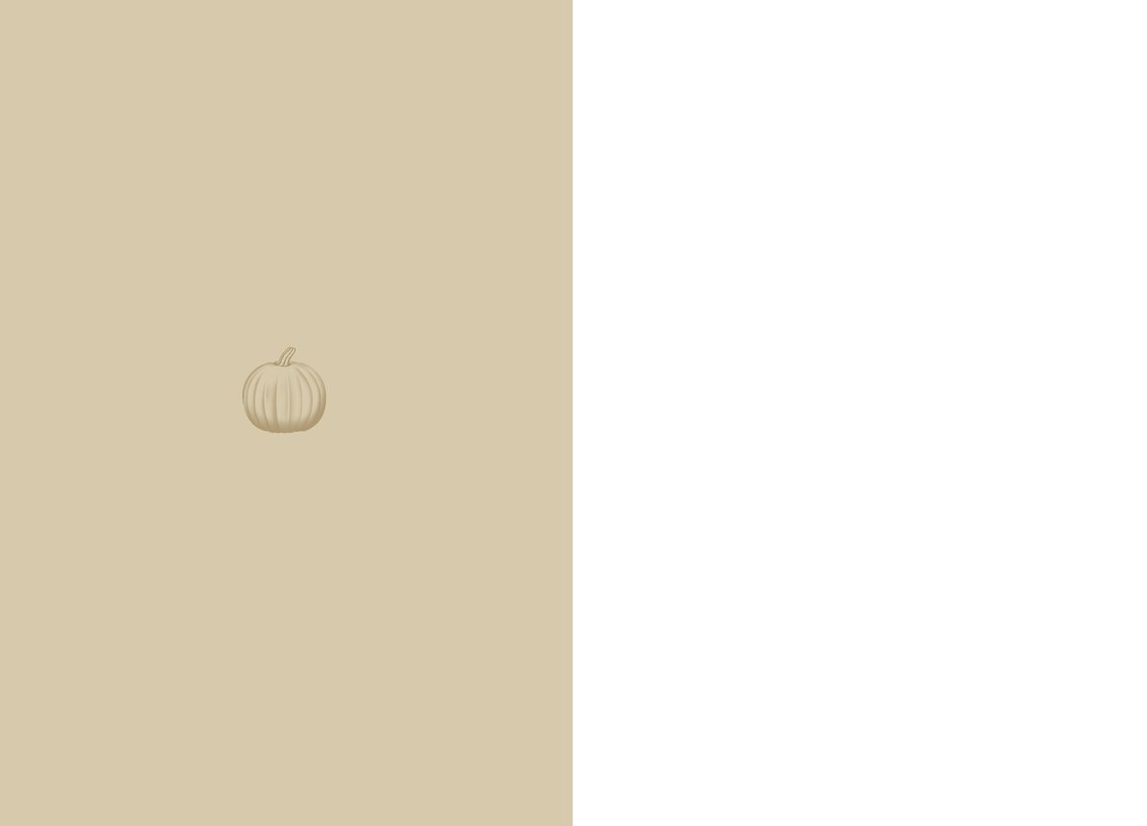 Pumpkins and Botanicals Thanksgiving Card