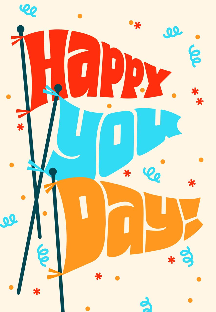 Happy You Day Flags Birthday Card