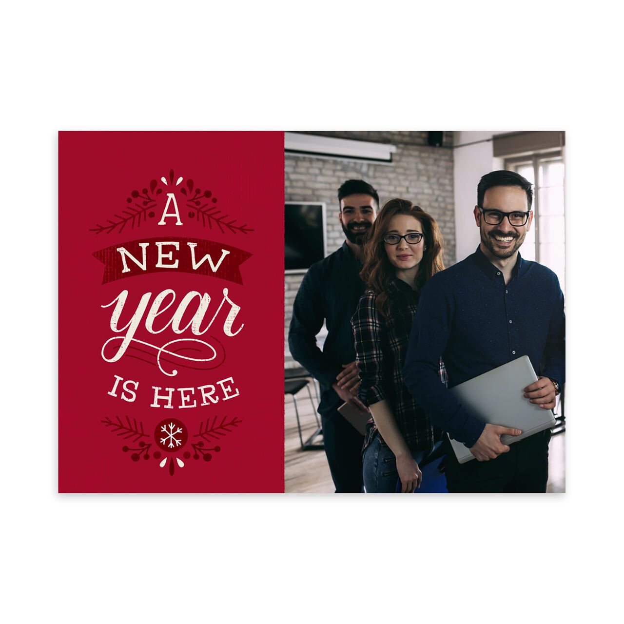 A New Year Is Here New Year Photo Card image number 0