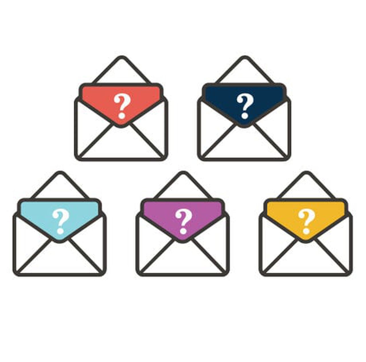Mystery Sale Assorted Square Birthday Cards 50 Pack image number 0