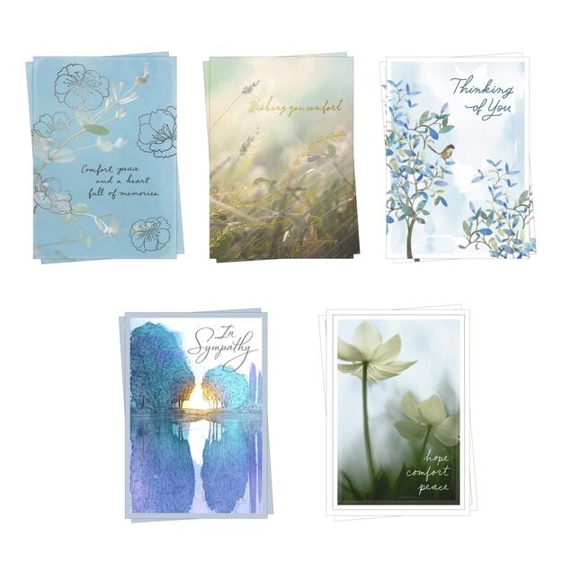 Thinking of You and Sympathy Assorted Cards 10 Pack