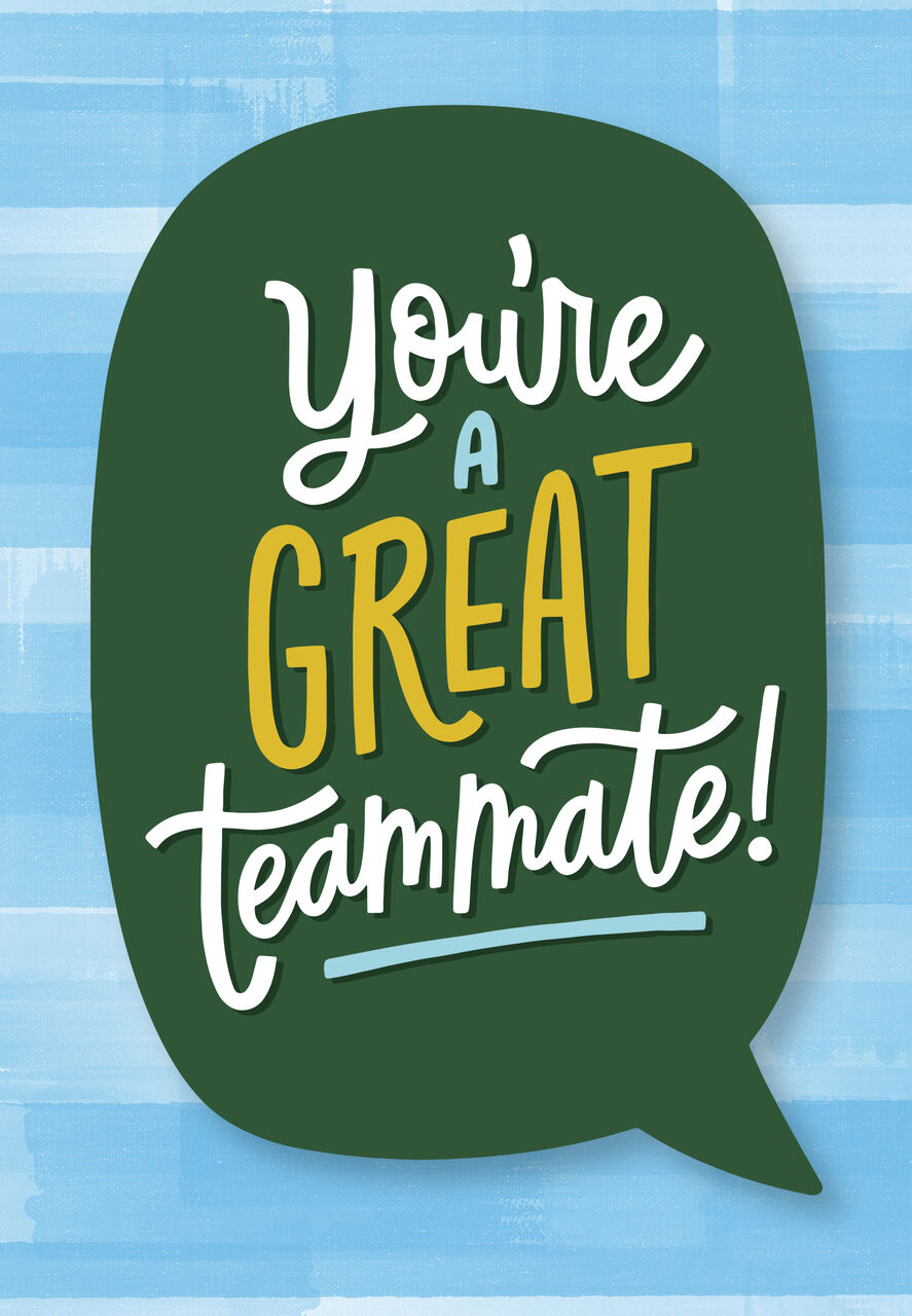 Great Teammate Employee Appreciation Card