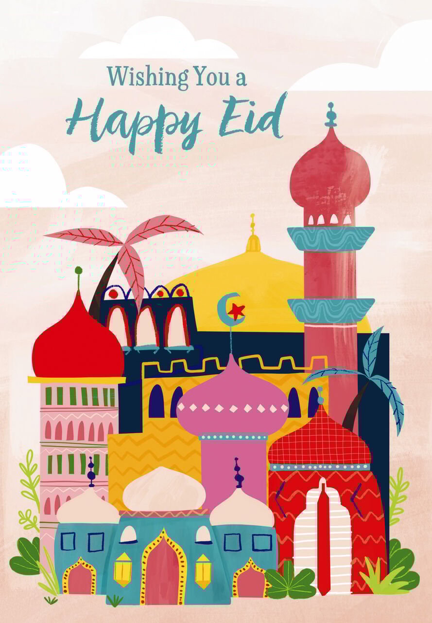 Happy Wishes Eid Card