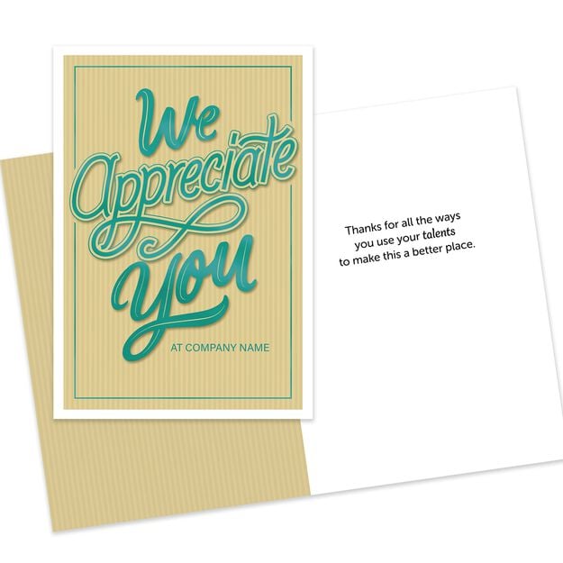 Star Qualities Assorted Employee Appreciation Cards 75 Pack