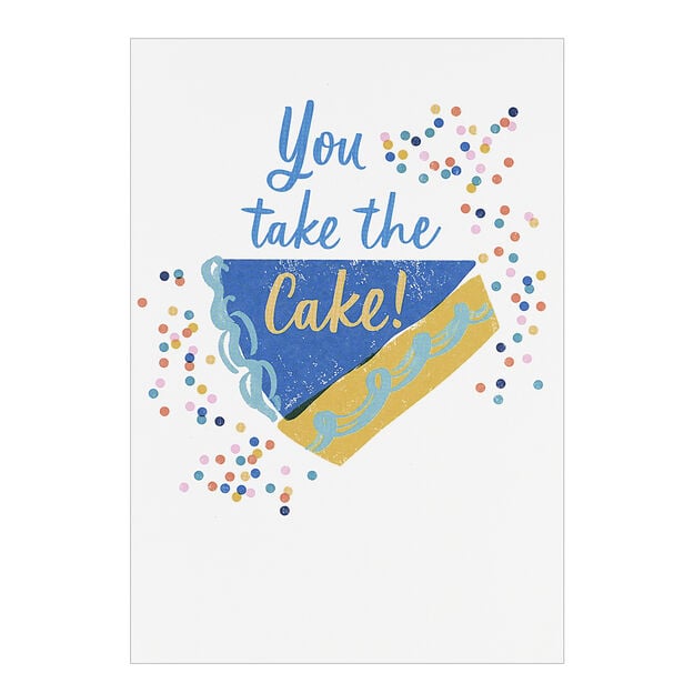 Festive Cake Slice Birthday Card