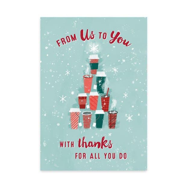 Thanks for All You Do Appreciation Holiday Cards