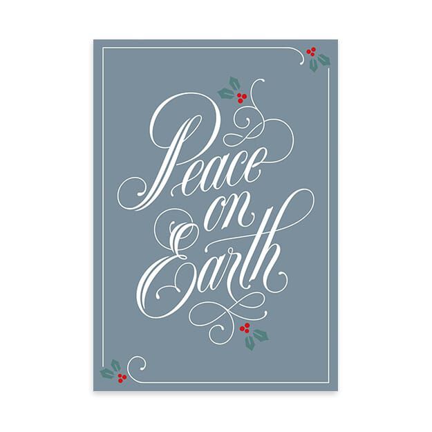 Peace on Earth Christmas Card