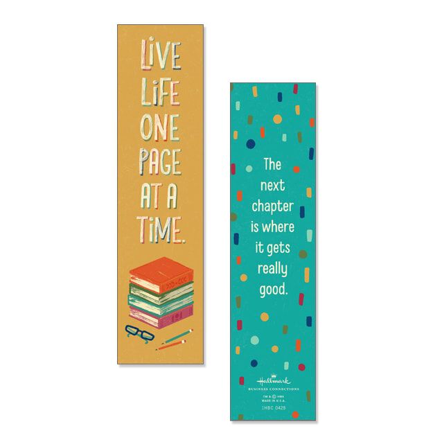 One Page at a Time Reading Bookmark