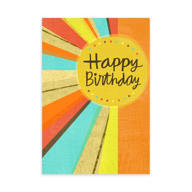 Sunshine Wishes Birthday Card