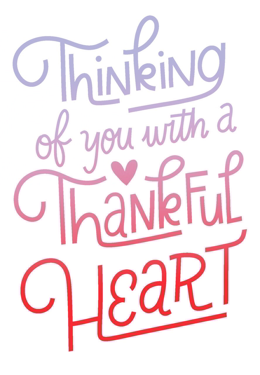 Thankful Heart Valentine’s Day Card