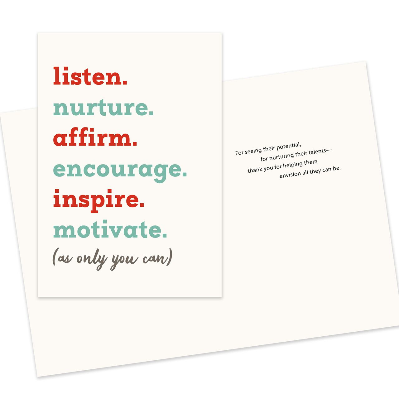 Teacher Appreciation Gift Sets - Affirming Cards & Fridge Magnets (Set of 15) image number 3