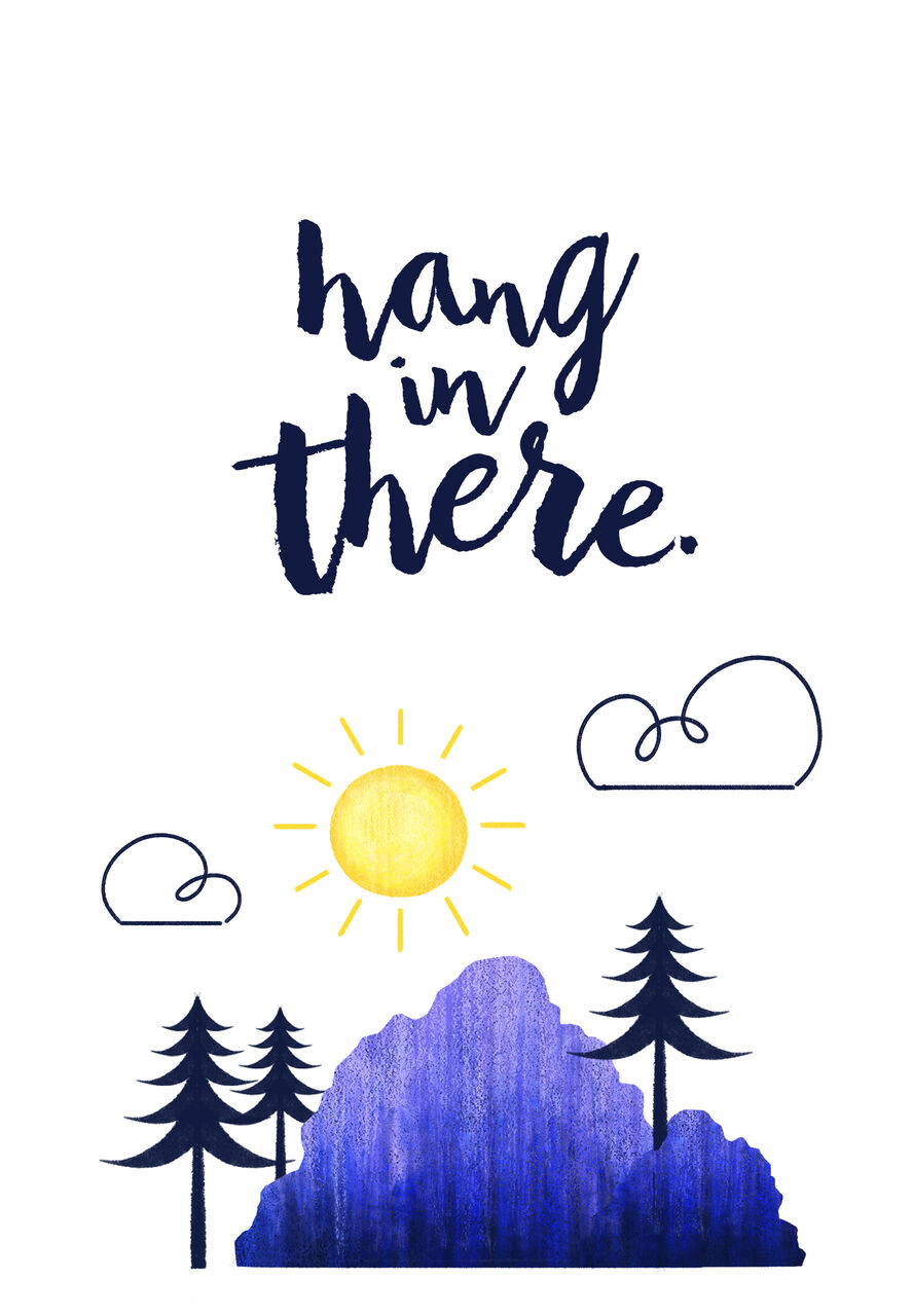 Sunny Mountaintop Encouragement Card