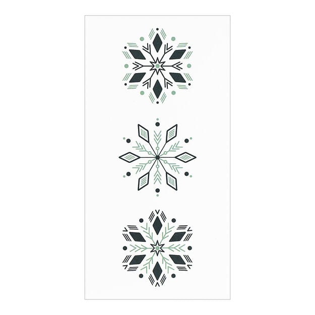 Snowflake Trio Holiday Card
