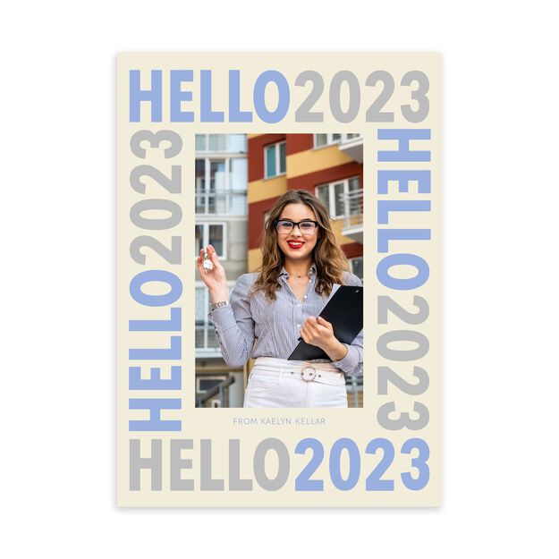 Hello 2023 New Year Photo Card