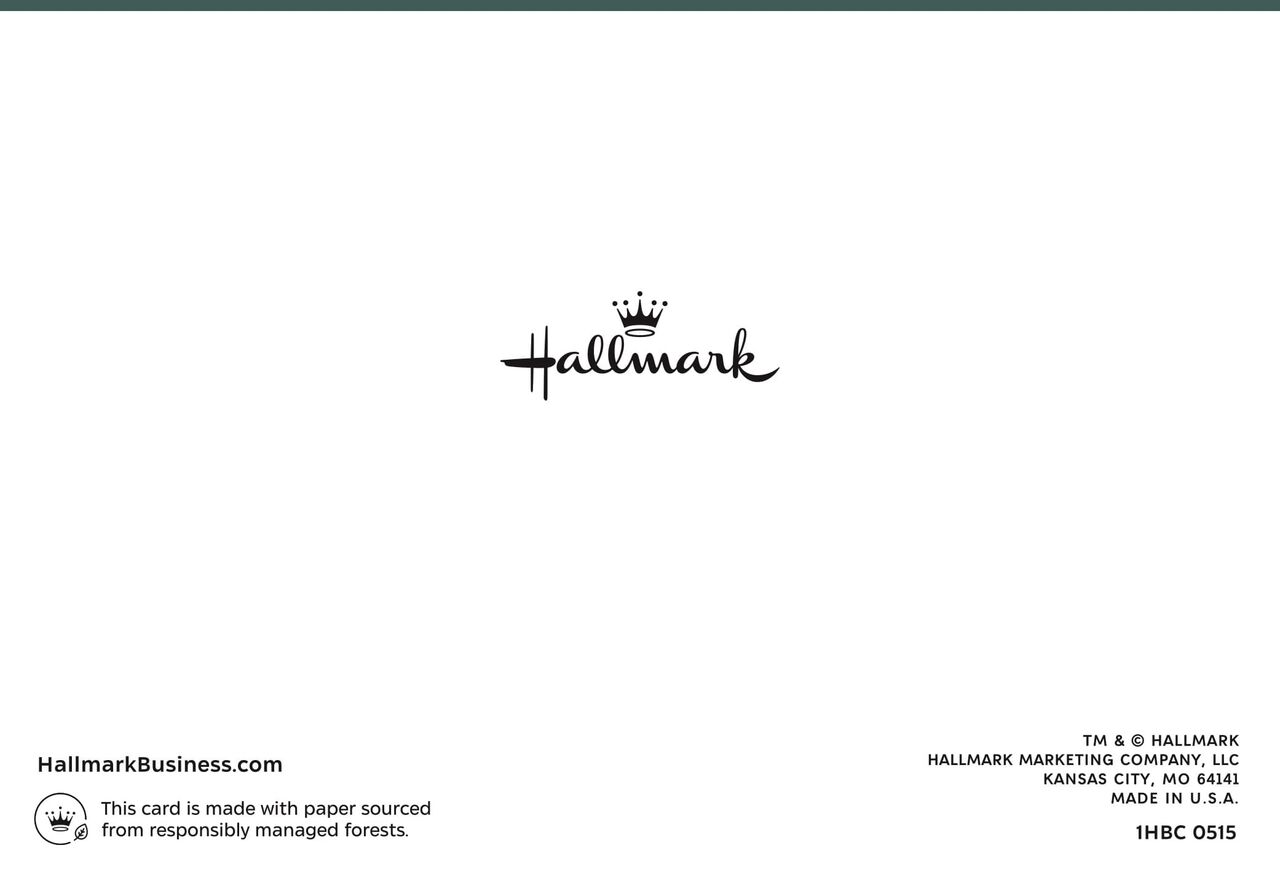 Lettering & Holly Happy Holidays Cards