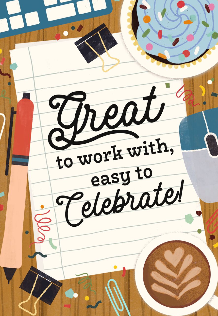 Great to Work With Birthday Card