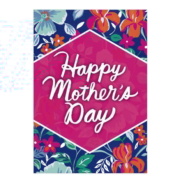 Floral Pattern Mother's Day Card