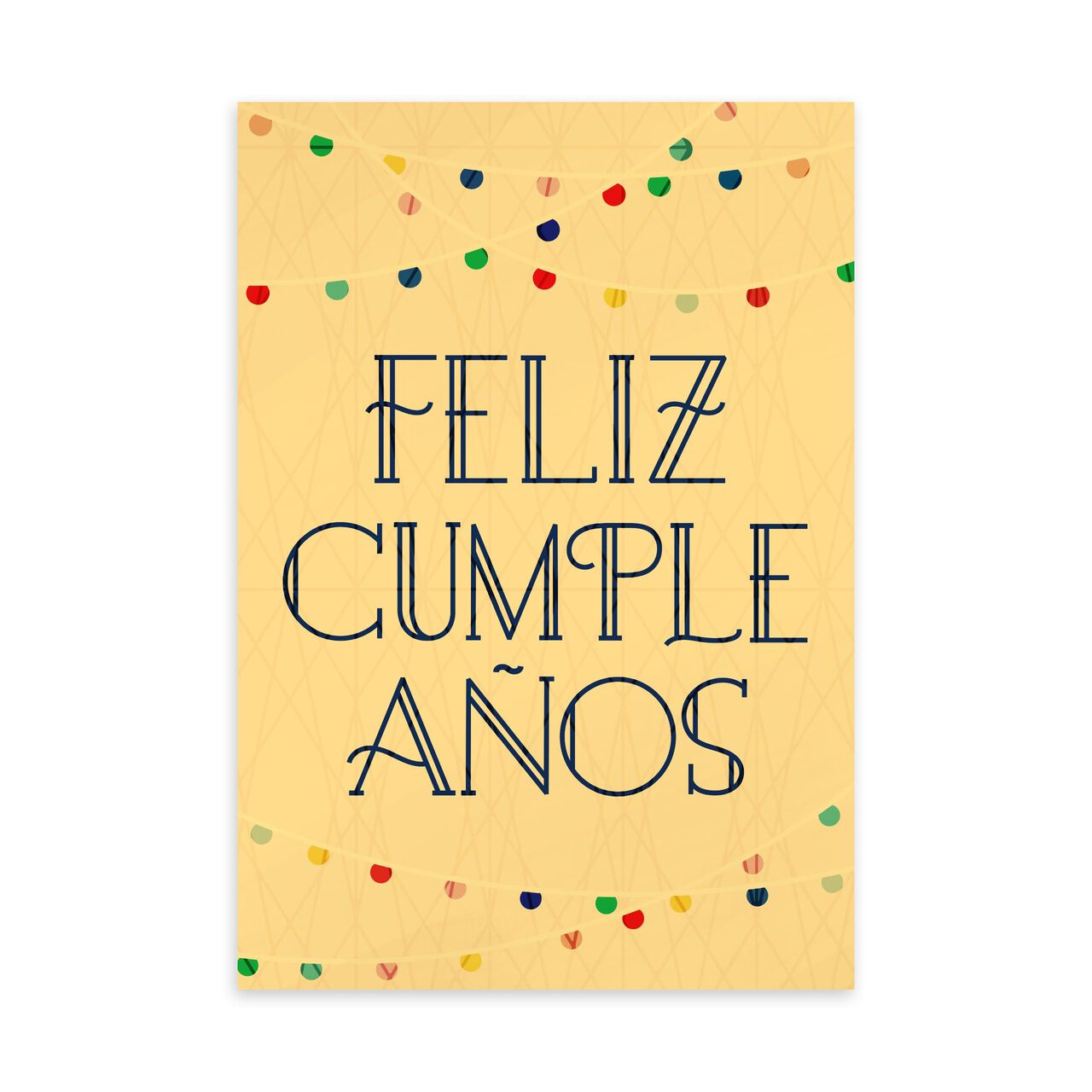 Feliz Cumplea os On Yellow Spanish Birthday Card Hallmark Business
