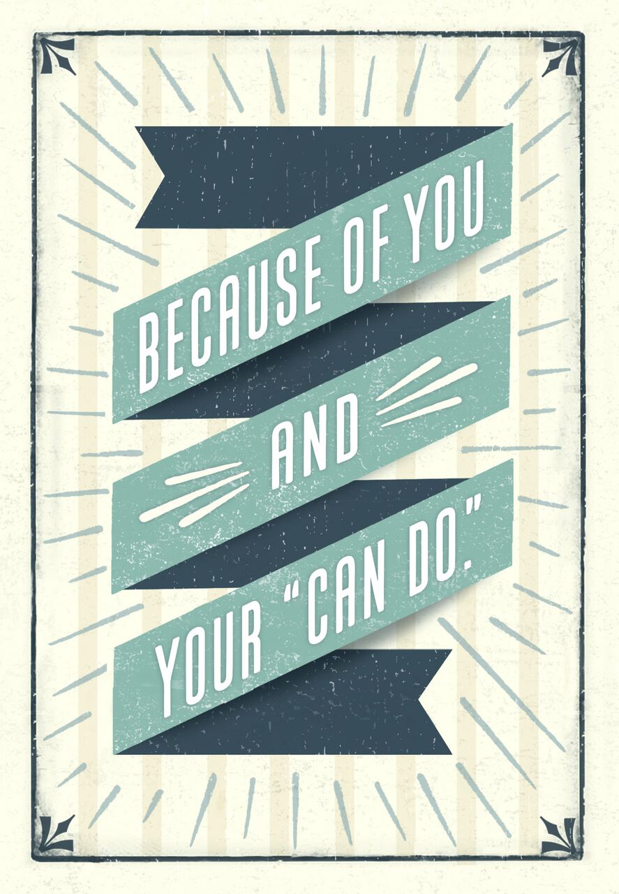 Blue Ribbon Admin Professionals Appreciation Card