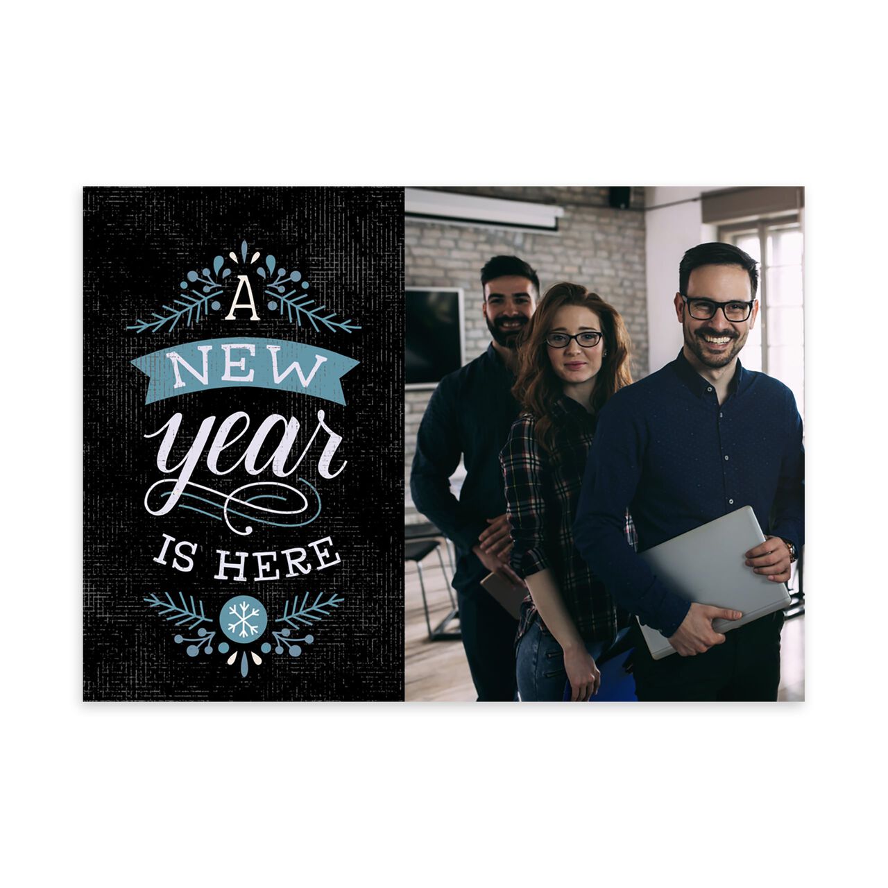 A New Year Is Here New Year Photo Card image number 0