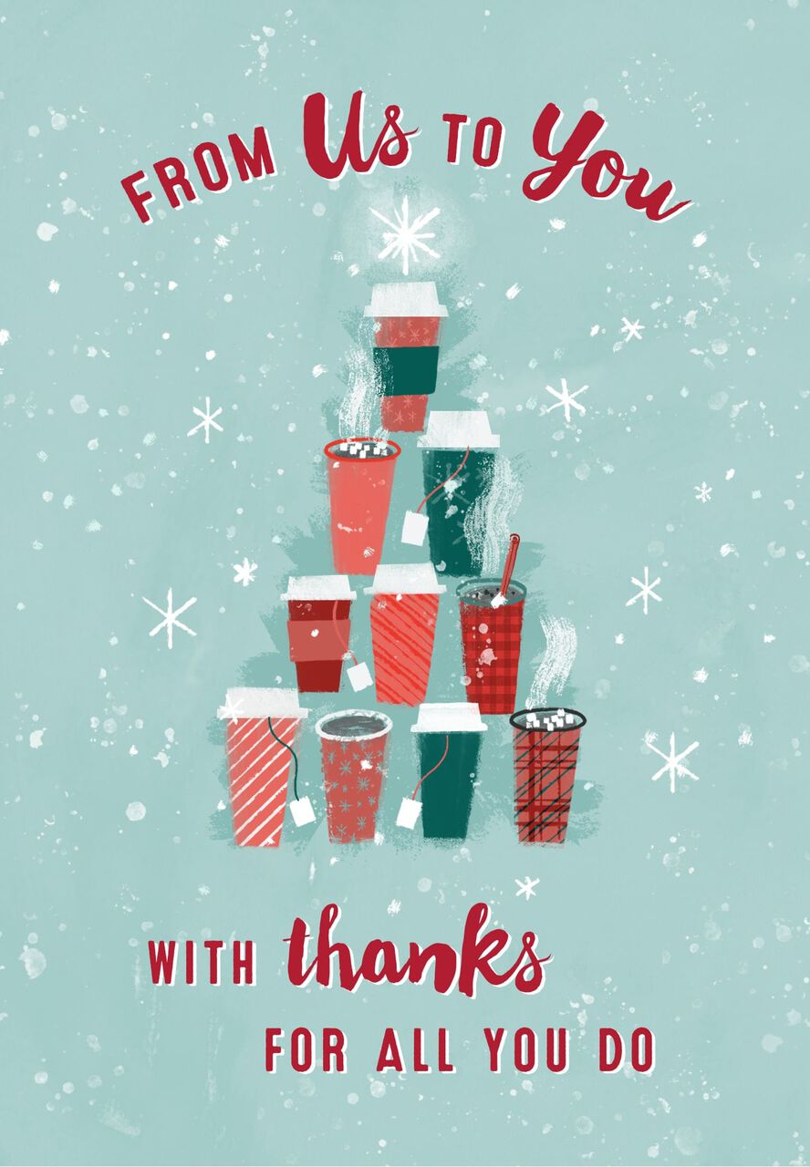 Thanks for All You Do Appreciation Holiday Cards