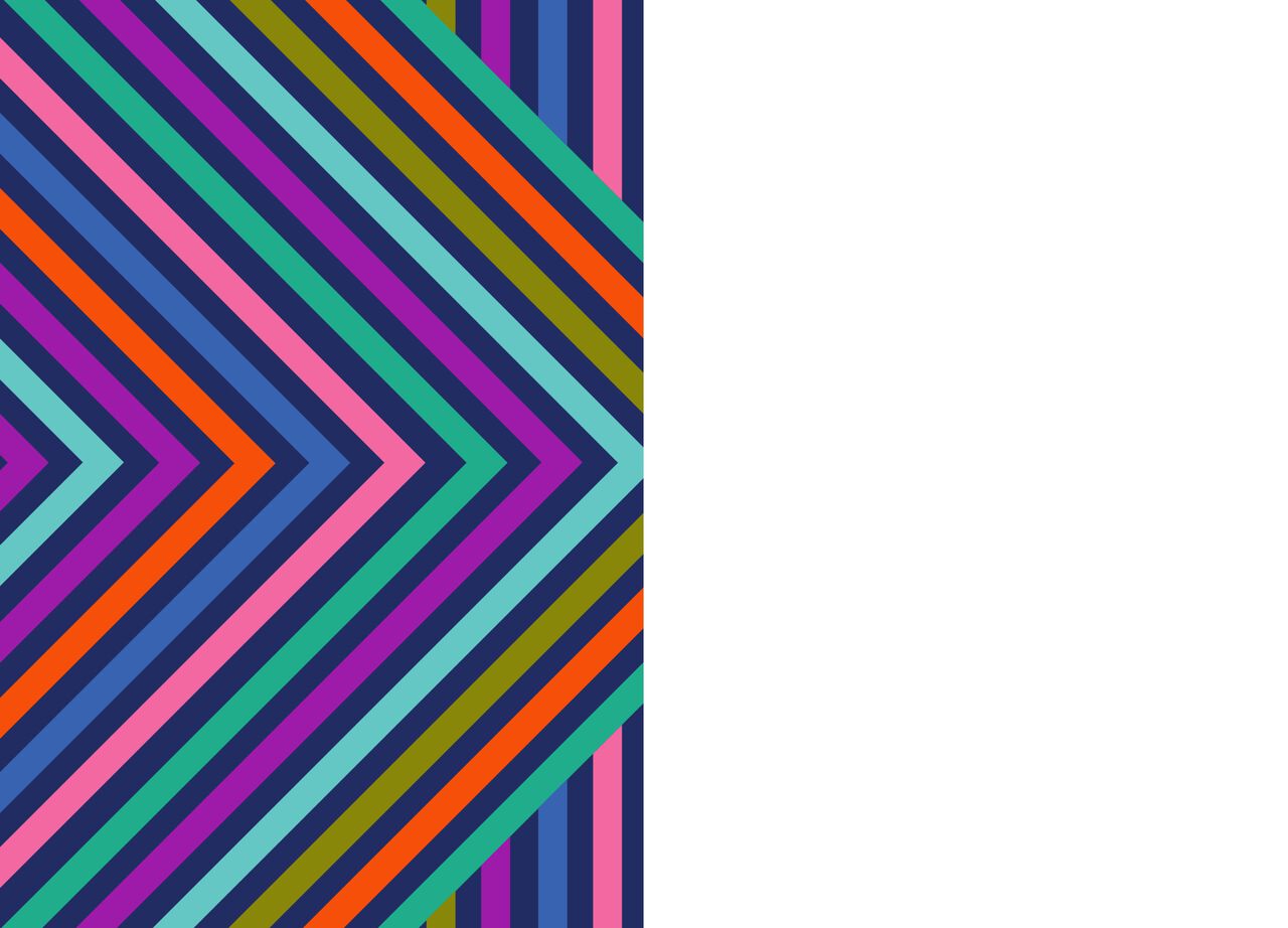 Colorful Letters on Blue Birthday Card