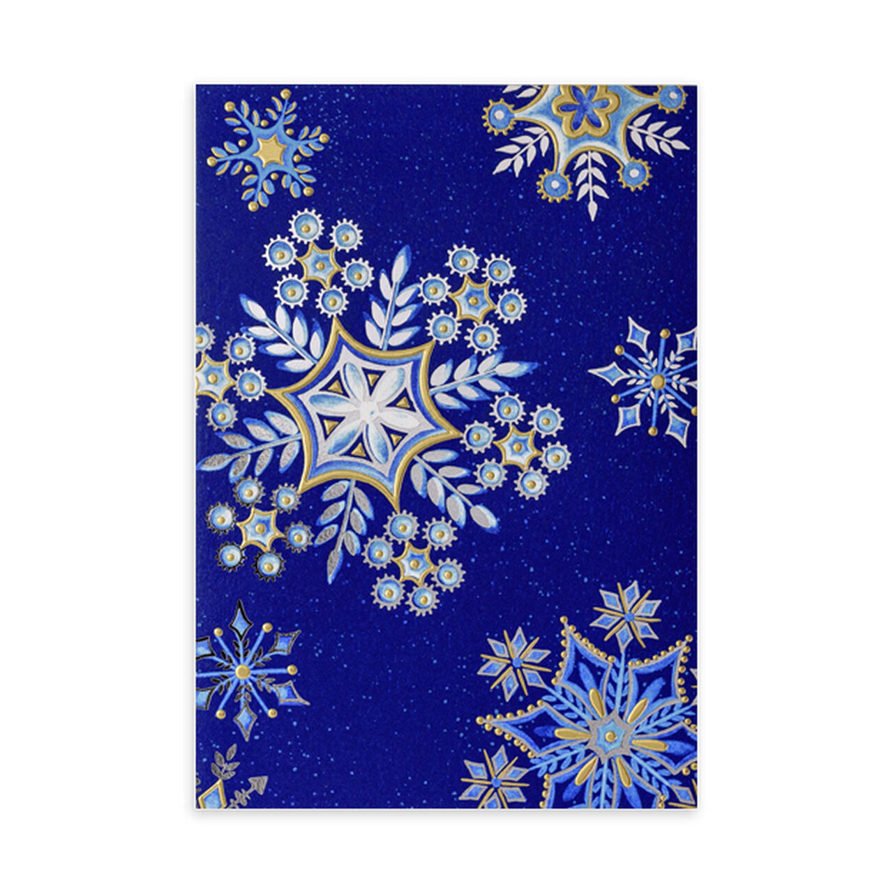 Dimensional Snowflakes Premium Holiday Cards image number 0