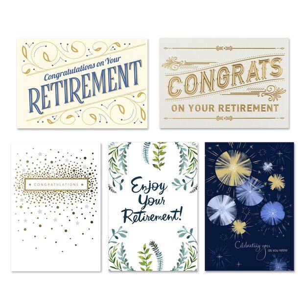 Assorted Retirement Cards 25 Pack