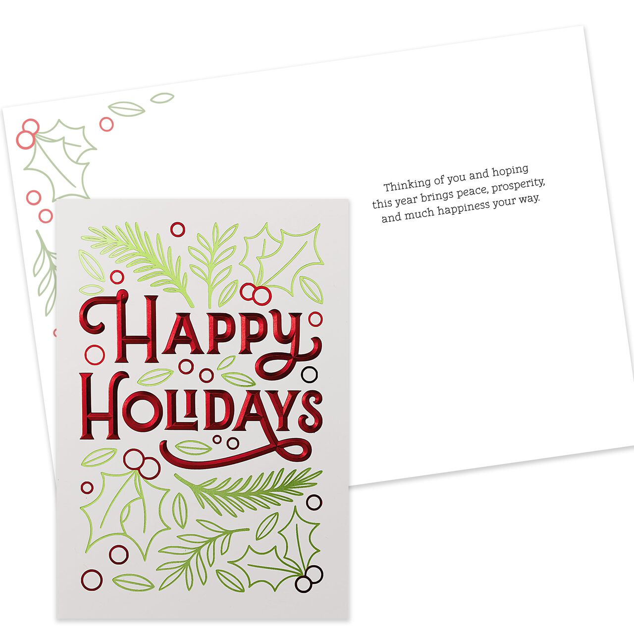 Executive Collection Assorted Happy Holidays Cards 10 Pack image number 1
