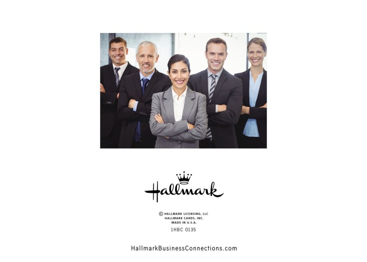 Fully Customizable Horizontal Folded Photo Card