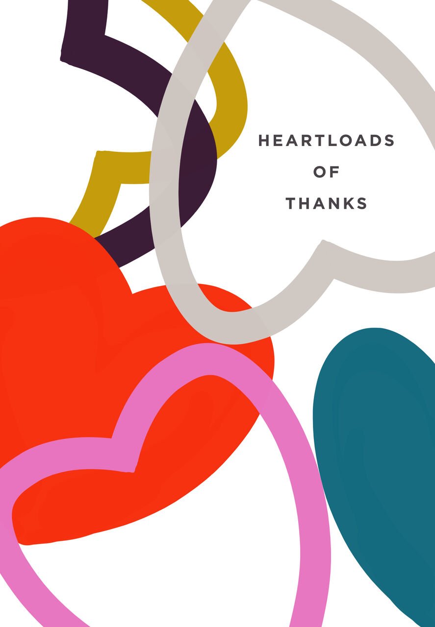 Heartloads of Thanks Valentine's Day Card