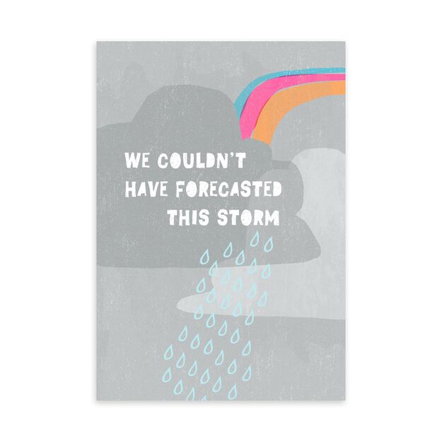 Couldn’t Forecast Storm Apology Card