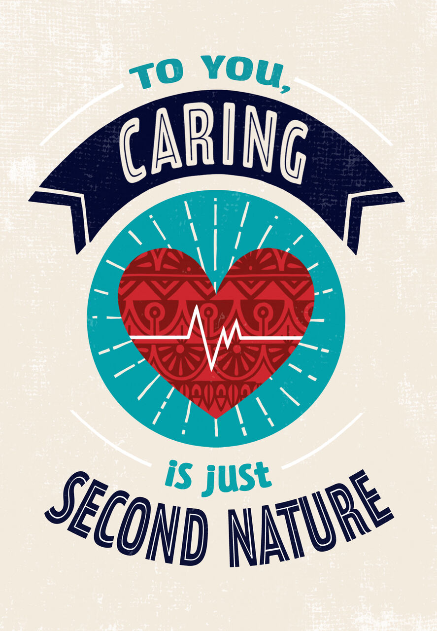 Caring Is Second Nature Nurses Week Appreciation Card