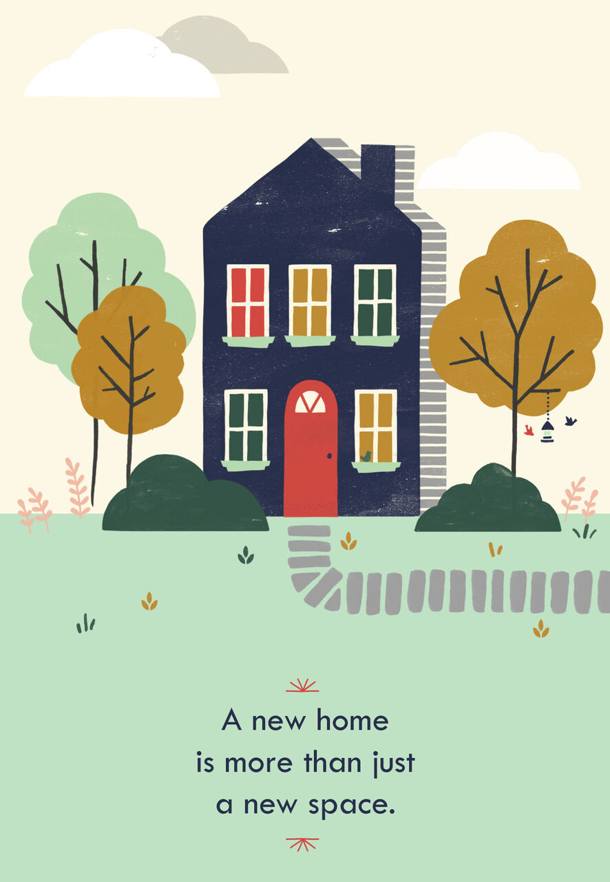 More Than a New Space New Home Card