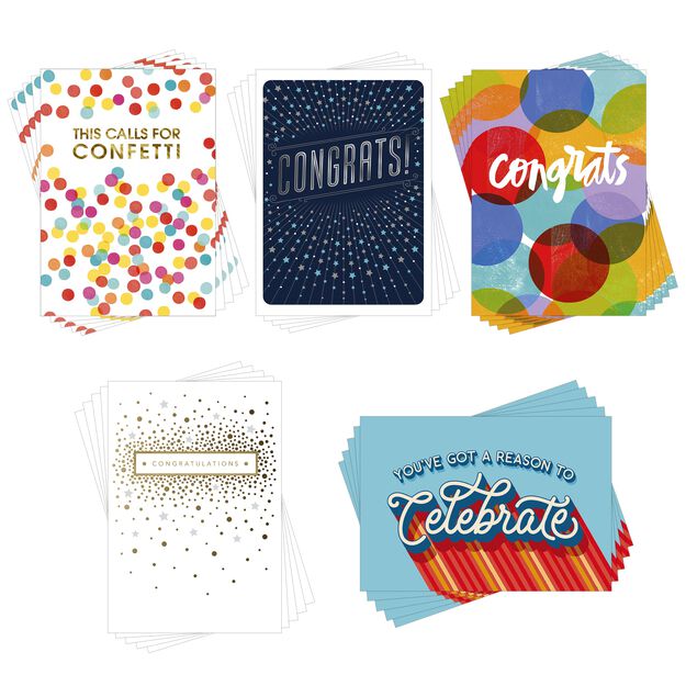 Assorted Graduation Cards 25 Pack