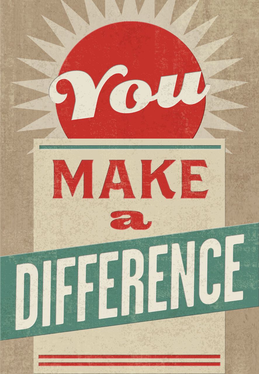 You Make a Difference Employee Appreciation Card