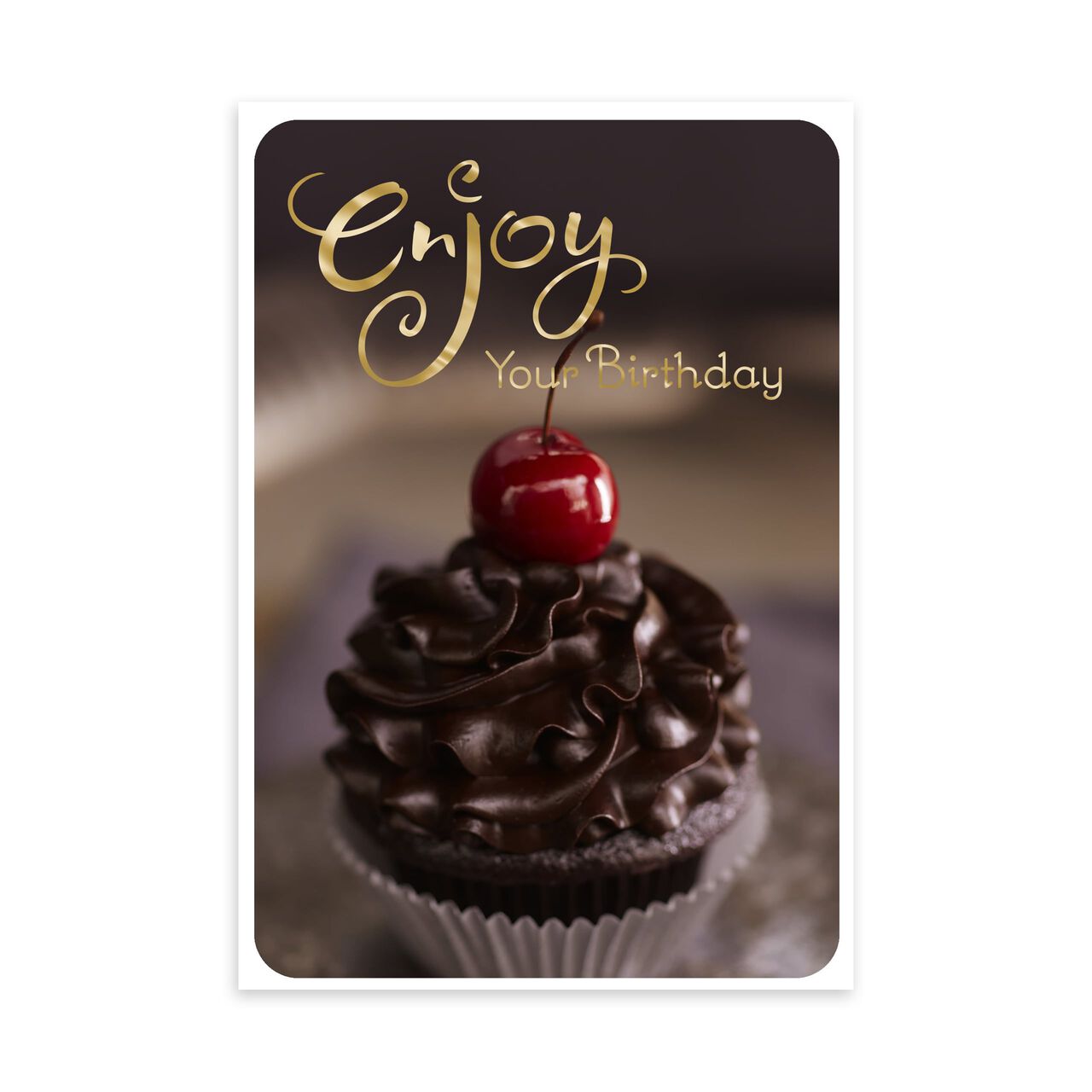 Chocolate Cupcake Birthday Card image number 0
